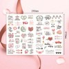 Levigo Wedding Scrapbook Stickers 5 Sheets Wedding Scrapbooking Supplies (PZ002)