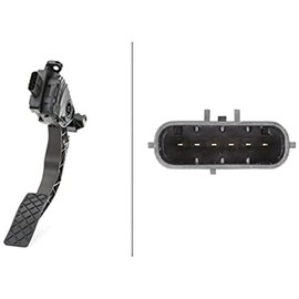 HELLA 009505701 Sensor, posición pedal - para vehic. dirección izquierda - Caja de cambios manual