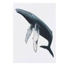 'Humpback Whale' Temporary Tattoo - Water Resistant, Skin-Safe, Non-Toxic Transfer