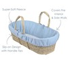Clair de Lune Fleece Liner Replacement Palm and Wicker Moses