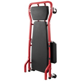 Happybuy 44 - Inch, 300 lbs Capacity Mechanic Garage Creeper, Automotive Rolling Creeper with 6 Casters, Adjustable Cushioned Headrest and Tool Tray, Heavy Duty Steel Frame for Garages, Repair Shops