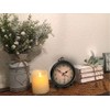 Clock Vintage Retro Style Analog Alarm Clock, 4 inch Super