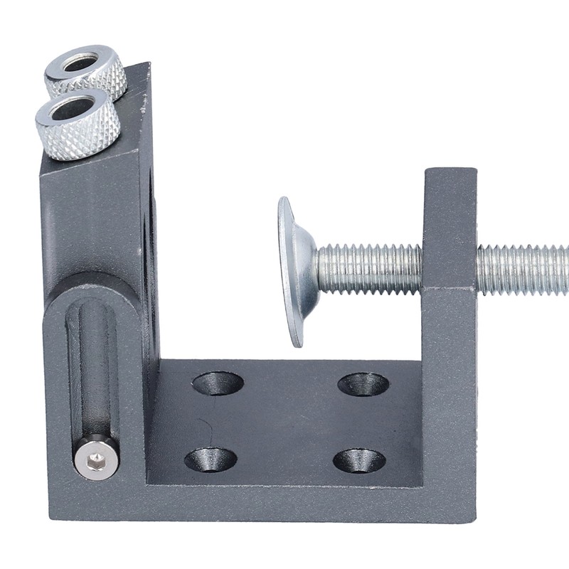 52Pcs Oblique Pocket Hole Jig Inclined 15 Degree Adjustable Drilling