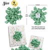 LaRibbons Sage Green Curly Bows for Gift Wrapping Self Adhesive