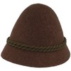 Faustmann Bavarian Men's Costume Hat Stopper Hat, brown