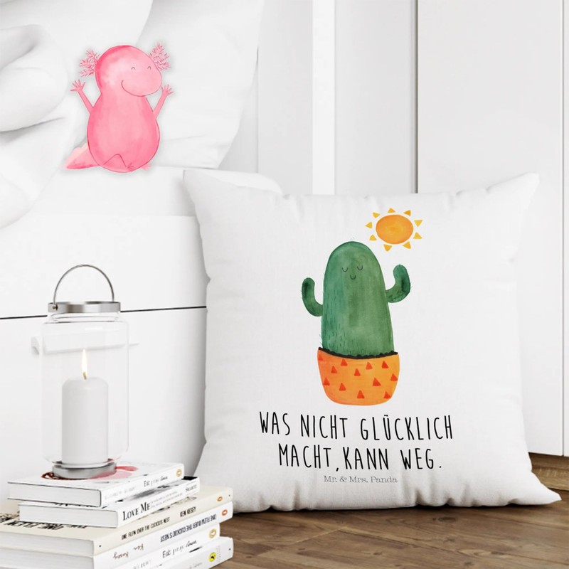 Mr. & Mrs. Panda Decorative Cushion Cactus Sun Gift Sofa