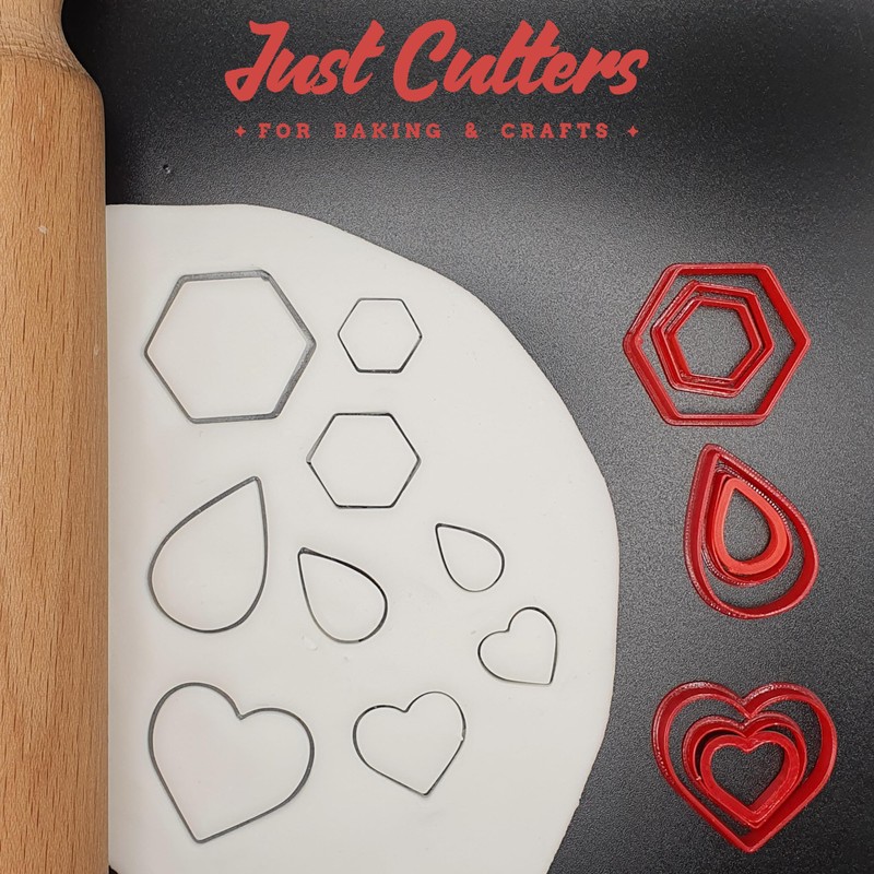 Custom Cutters Lightning Bolt Shape Cutters | Mini/Tiny Plastic Cutter