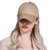 Bazaar Cap Hat One Point Logo Studs, Overfit, Beige, Silver,