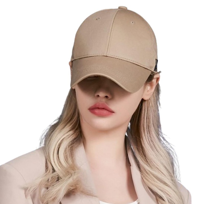 Bazaar Cap Hat One Point Logo Studs, Overfit, Beige, Silver,