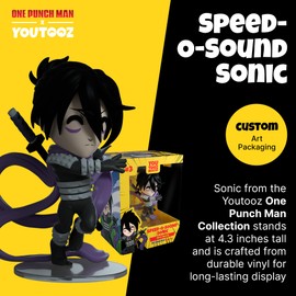 Youtooz Speed O Sound Sonic 4.3" Inch Vinyl Figure, Collectible One Punch Man Sonic Anime Figure By Youtooz One Punch Man Collection