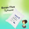 Borax Flux 1/2 Pound Melting Gold Silver Crucible Glaze Jewelry