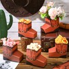 Fullhawl 24 Pcs Cowboy Cowgirl Boots Popcorn Boxes Mini Cowboy