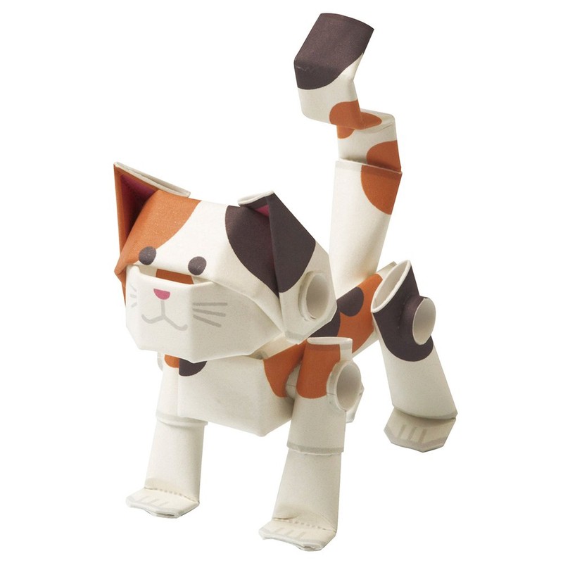 paipuroido (PIPEROID) Animals Cat Series mike Paper Craft Kit