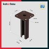 KOTARBAU® Post Support 60 x 40 mm Dowel Plate with