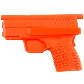 American Safety Props - Non-Functional Solid Polymer Holster Molding Gun Prop - (Prepped) - Blaze Orange - U.S.A. Made - Compatible with Springfield Armory XDS 3.3