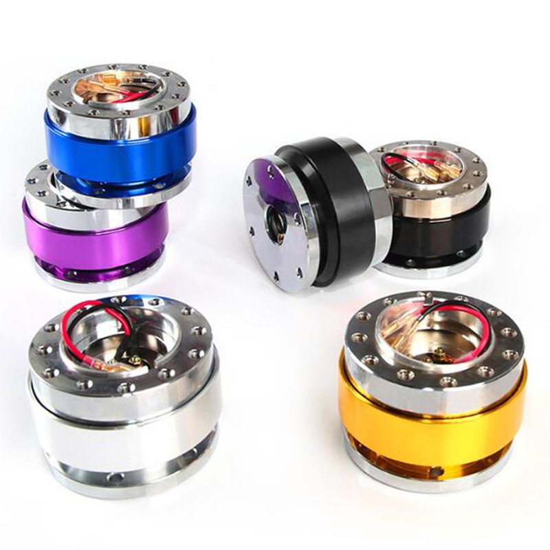 Steering Wheel Quick Release Hub Adapter Aluminum Alloy Snap Off