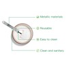 4 Pack Metal Makeup Spatula, Mini Spoon, Beauty Scoop for