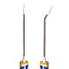 Professional Caulking Gun Nozzle Extensions, Stainless Steel, Straight and Curved