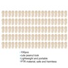 100pcs Pencil Eraser Peanut Shape Flavor Pattern Correction Eraser Learning