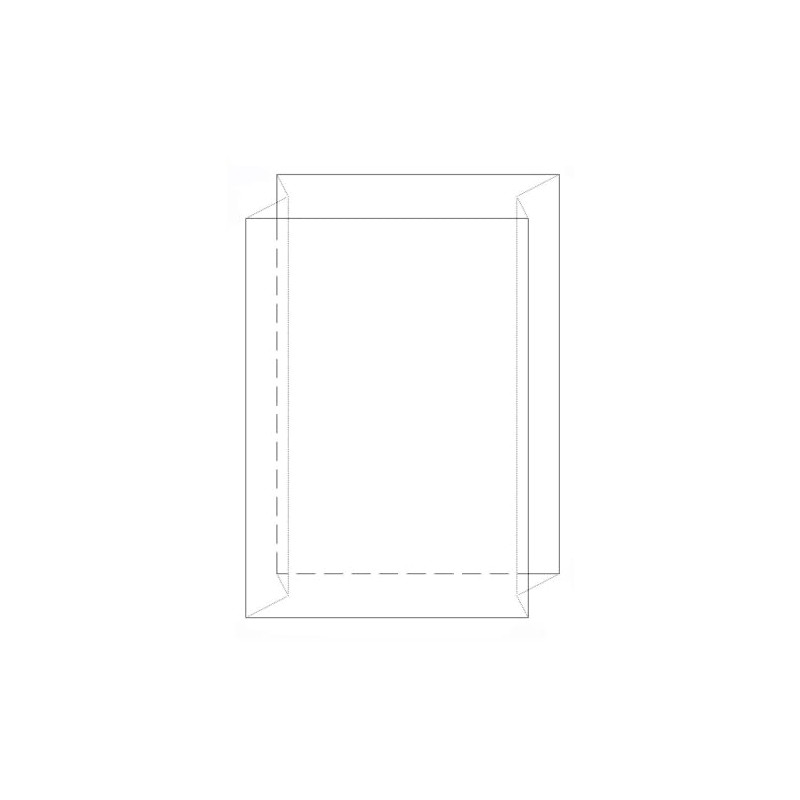 VEPATIM Pack of 100 Side Gusset Bags 600 x 400