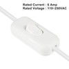 XIITIA 2pcs Inline Cord Switch, AC120V 10A, 250V 6A On-Off