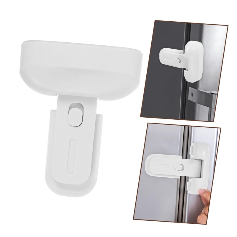 DOITOOL Refrigerator Lock Mini Fridge with Freezer Fridge Freezer Handle