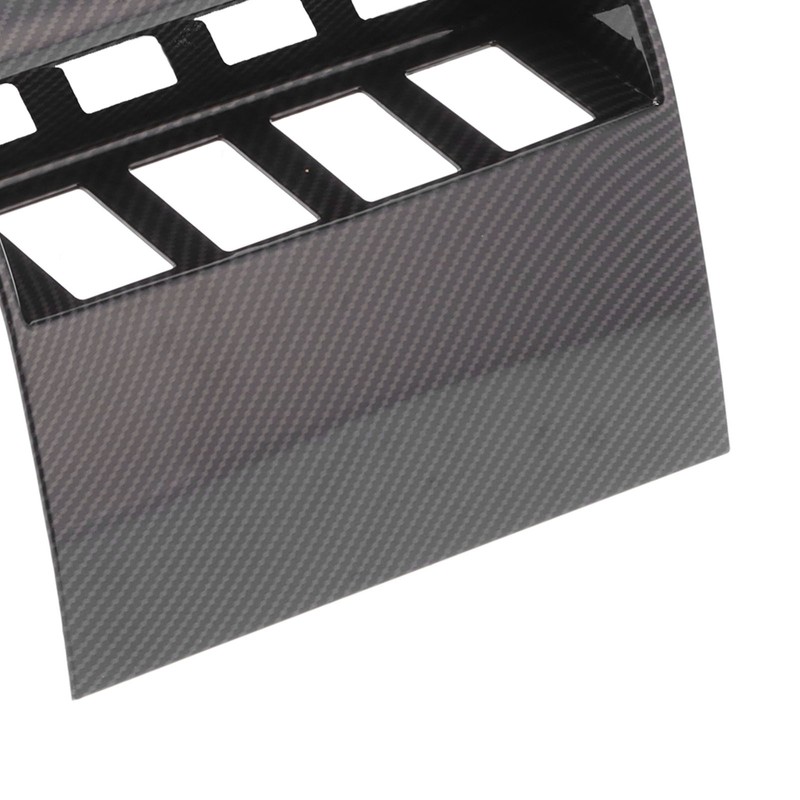 Armrest Box Rear Air Vent Trim Anti Kick Cover Carbon