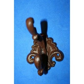 Vintage Cast Iron Victorian Wall Hooks, H-75-8 Wall Hooks