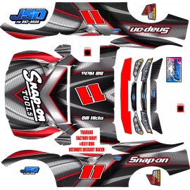 JUST RC WRAPS TRAXXAS UDR ULTIMATE DESERT RACER TROPHY TRUCK RED SO Theme wrap decals stickers