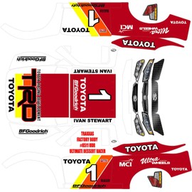 JUST RC WRAPS TRAXXAS UDR ULTIMATE DESERT RACER IVAN STEWART Theme  wrap decals stickers