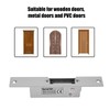 MUNEFE Access Control Electric Strike Door Lock, Electric Lock for