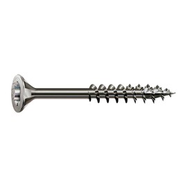 SPAX Universal Screw, 4 x 35 mm, Pack of 90, Partially Threaded, Countersunk Head, T-Star Plus T20, 4CUT, Rustproof Stainless Steel A2-8000000276460