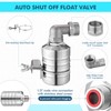 MorningRo 2 Pack Water Float Valve 1/2" to 3/4'' Auto
