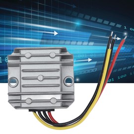 DC 24V to DC 19V Converter, 190W DC Converter, IP67 Waterproof Car Power Converter, for Car DC 24V to 19V 10A