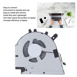 Cooling Fan Replacement for DELL, Laptop Cooling Fan Replacement, 4 Pin Power Connector Notebook Internal Cooler for Vostro 15 7510 16 7610 (GPU)
