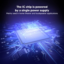 Okuyonic Digital Power Amplifier PCB Mini Card Stereo Sound Amplifier Dual Channel Class D Security Protection XH M5100 for Home Theater