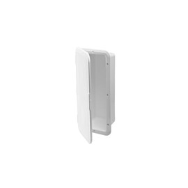NuovaRade 196465, White Nuova Rade Storage Case for Fire Extinguisher 4lbs, with Door, 4 lbs