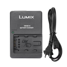 VW-BC10 VW-VBK180 VW-VBK360 VW-VBL090 Battery Charger for Panasonic HC-V110 HC-V130 HC-V160 HC-V180 HC-V201 HC-V210 HC-V250 HC-V380 HC-V510 HC-V520 HC-V550 HC-V710 HC-V720 Camera & 120cm AC Power Cord