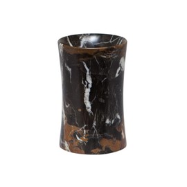 Luxurious Marble Tumbler – Hand Carved, Polished Modern Tumblers – Durable & Functional Bathroom Tumbler - Multipurpose Home Interiors Decor - One-of-a-Kind Decorative Objects