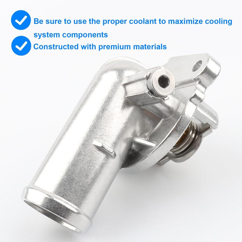 Upgrade Aluminium Thermostat Housing Assembly, Replace 902-3035HP, 9023035HP Compatible with