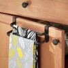InterDesign Axis Over The Cabinet Towel Bar, Double 9-Inch, Bronze