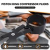 Complete Piston Ring Compressor Set with Portable Case Heavy-Duty -
