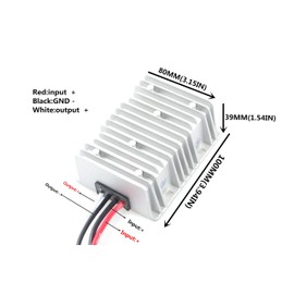 KNACRO DC-DC Buck Converter 12V 24V (8-40V) to 5V 40A 200W Step-Down Voltage Volt Regulator Power Supply Inverter Module Waterproof (5V 40A 200W)