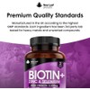 NEW LEAF PRODUCTS Biotin Hair Growth Vitamins 12,000mcg D-Biotin Tablets