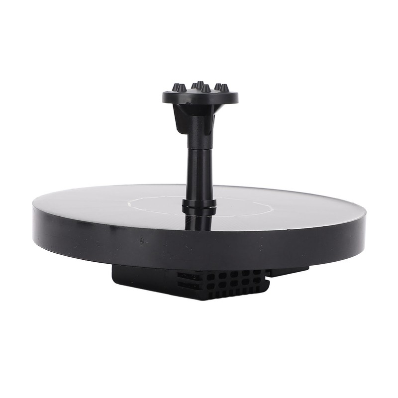 Solar Fountain Low Noise Multi Nozzles Waterproof Floating Fountain for