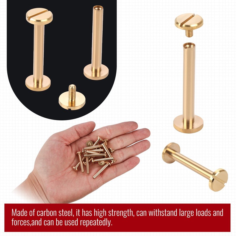 Chicago Binding Screws - 4 mm x 25 mm Binding