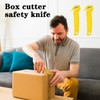 4PCS Box Cutter, Compact Aesthetically Pleasing Portable Box Opener Ttool,