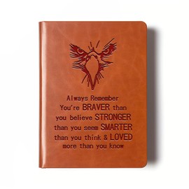 JOHSBYD Eagle Gift for Scouts Leather Notebook Court Of Honor Gift Boy Scout Gift Scouts Leader Gift Birthday Graduation Gifts for Son Daughter (Always Remember)