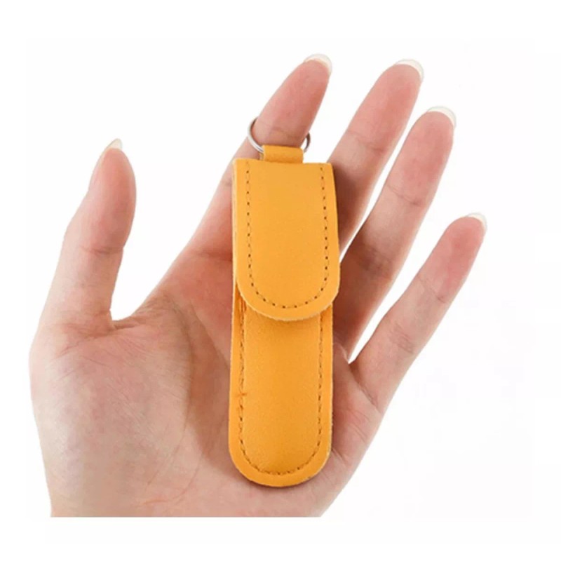 Layana Kit Limpiador De Oídos Estuche De Cuero Limpieza De