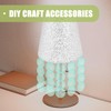 Cabilock Pack of 100 Decorative Shell Pieces DIY Shell Discs